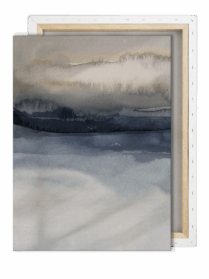 Obraz na płótnie Akwarelowy zmierzch