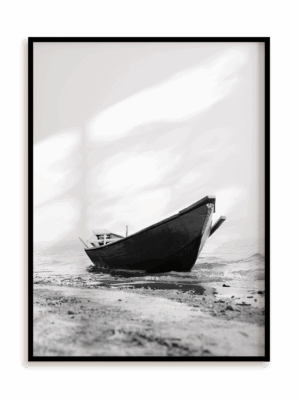 Plakat Samotny dryf w ramie aluminiowej