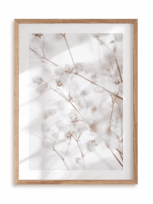 Plakat Mglisty cień w ramie drewnianej