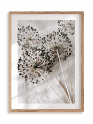 Plakat Podmuch wiatru w ramie drewnianej