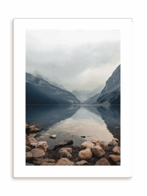 Plakat Nad fiordem bez ramy