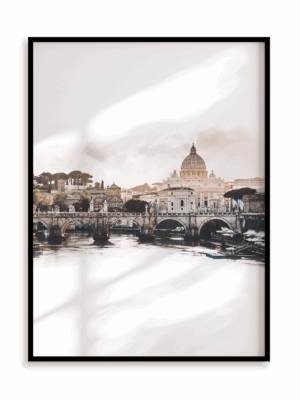 Plakat Wracając do Rzymu w ramie aluminiowej