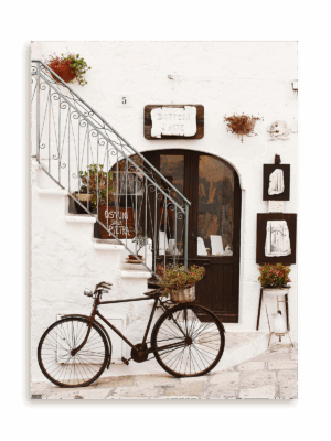 Plakat Biała uliczka bez ramy