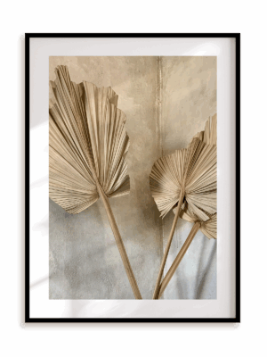 Plakat Wachlarze ozdobne w ramie aluminiowej