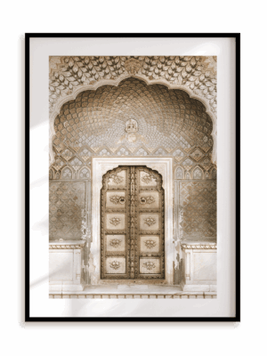 Plakat Orientalne drzwi I w ramie aluminiowej