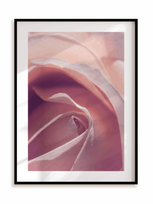 Plakat Roses make my heart smile w ramie aluminiowej