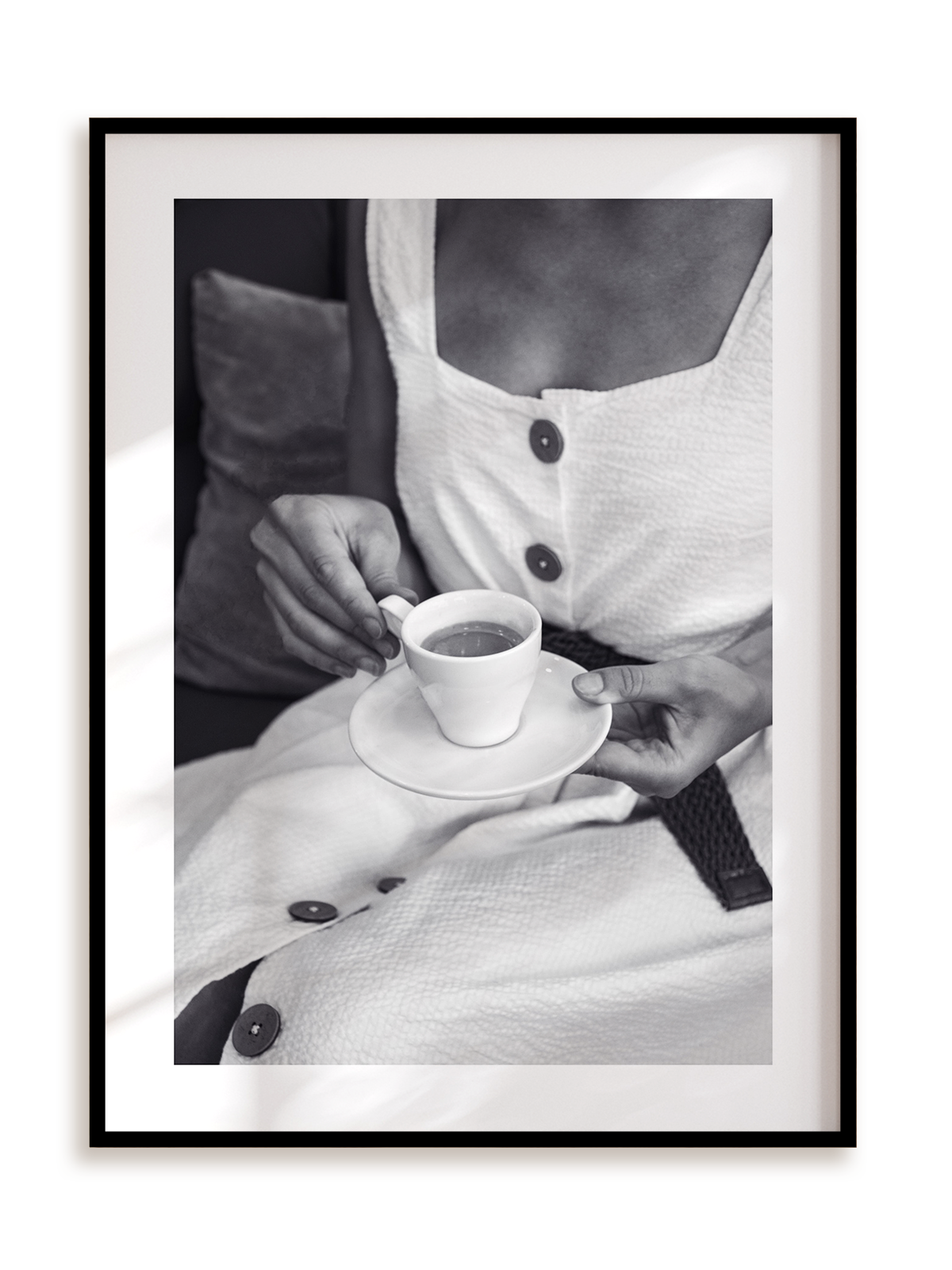 Plakat Coffee stories w ramie aluminiowej