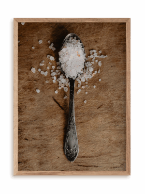 Plakat Posolone w ramie drewnianej