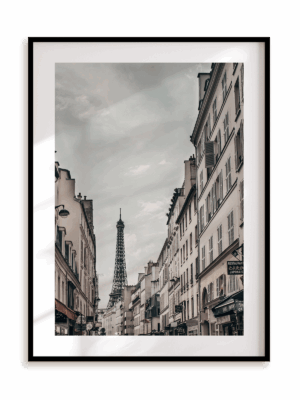Plakat Niebo w Paryżu w ramie aluminiowej
