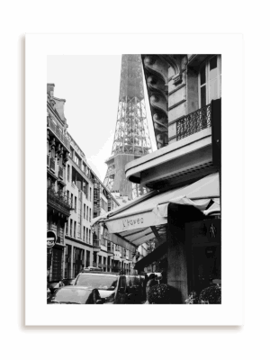 Plakat Paryż w stylu retro bez ramy