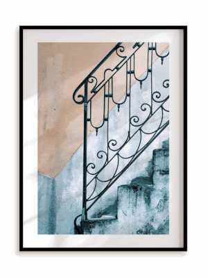 Plakat Zaczęły się schody w ramie aluminiowej