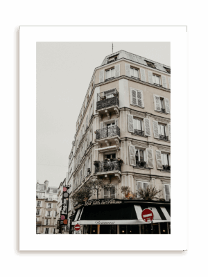 Plakat Na rogu ulicy bez ramy