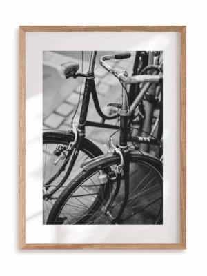 Plakat Kolarz w ramie drewnianej