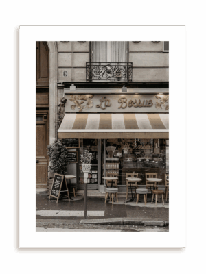 Plakat Paryska kawiarnia bez ramy