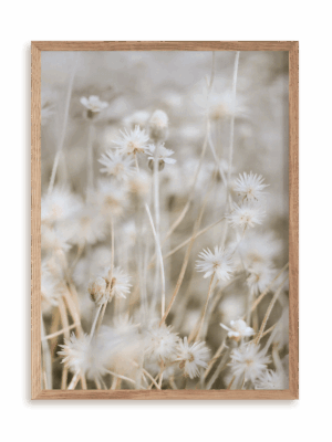Plakat Łąkowa subtelność w ramie drewnianej