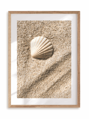 Plakat Summer elements w ramie drewnianej