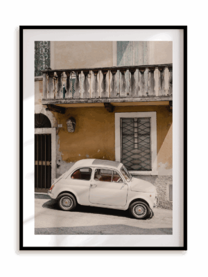 Plakat Pod balkonem w ramie aluminiowej