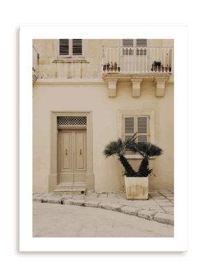 Plakat Na hiszpańskiej uliczce bez ramy
