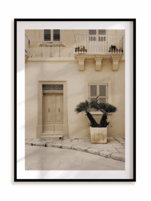 Plakat Na hiszpańskiej uliczce w ramie aluminiowej