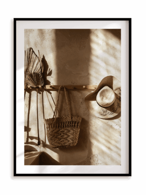 Plakat Lato na wieszaku w ramie aluminiowej