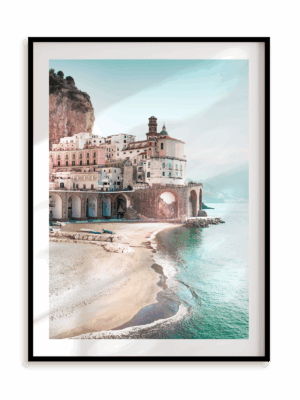 Plakat Amalfi w ramie aluminiowej