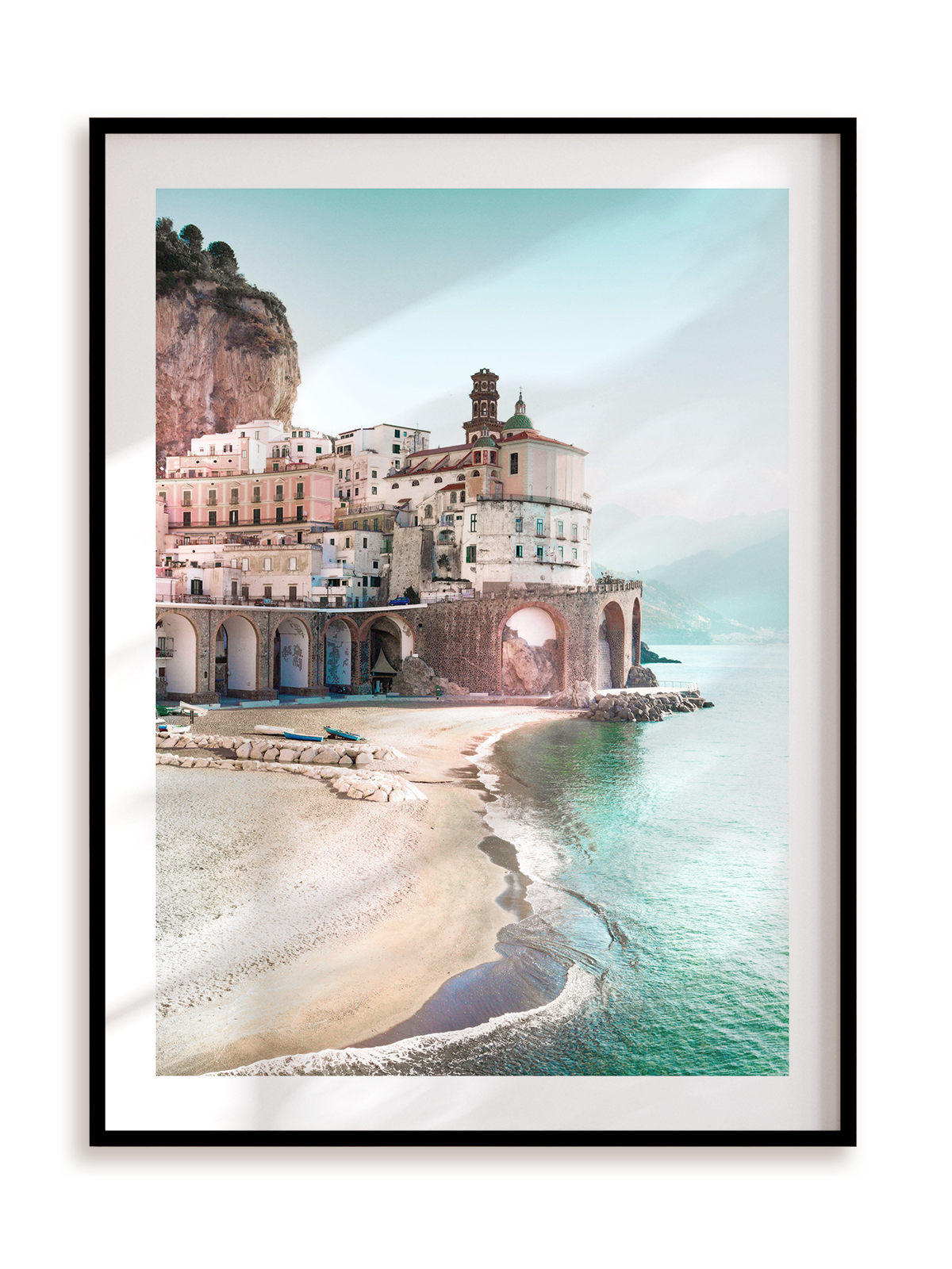 Plakat Amalfi w ramie aluminiowej