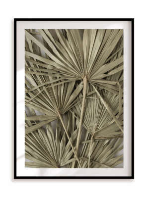 Plakat Roślinna zasłona w ramie aluminiowej