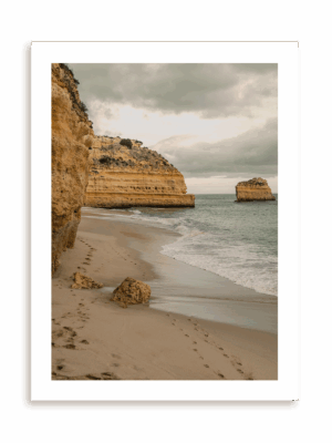 Plakat Portugalska plaża bez ramy