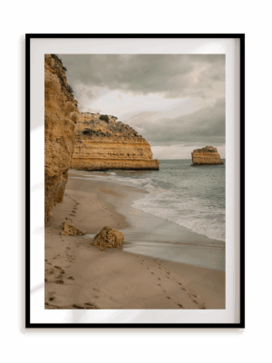 Plakat Portugalska plaża w ramie aluminiowej