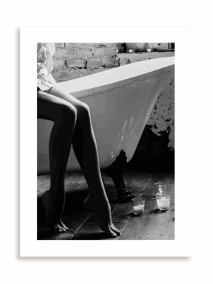 Plakat Zmysłowy wieczór bez ramy