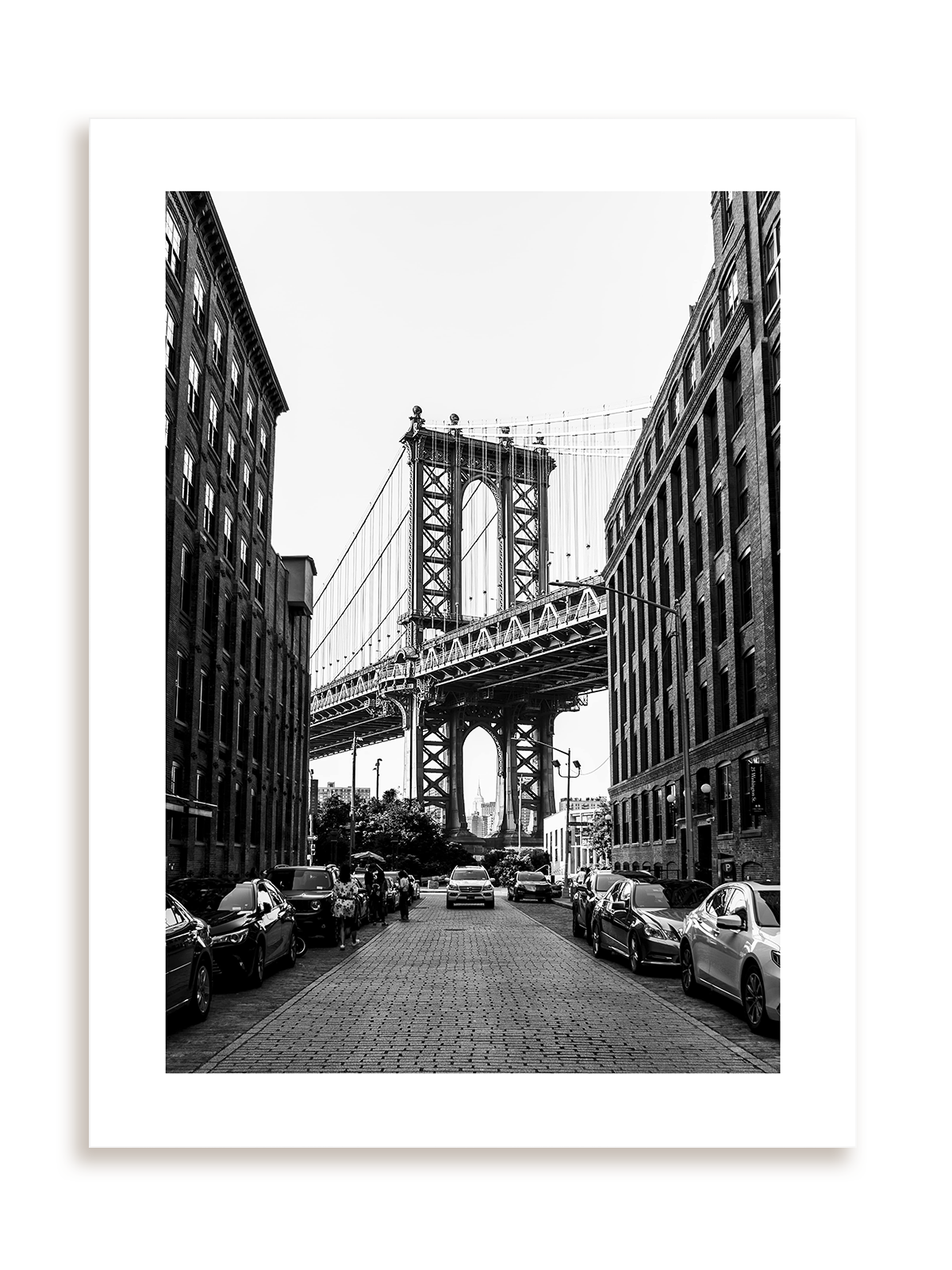 Plakat Manhattan Bridge bez ramy