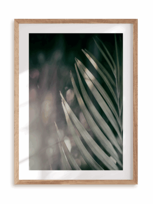 Plakat Botaniczna połowa w ramie drewnianej