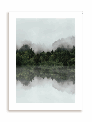 Plakat Odbicie w rzece bez ramy