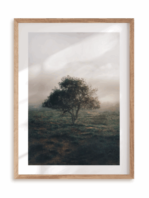 Plakat Drzewo życzeń w ramie drewnianej