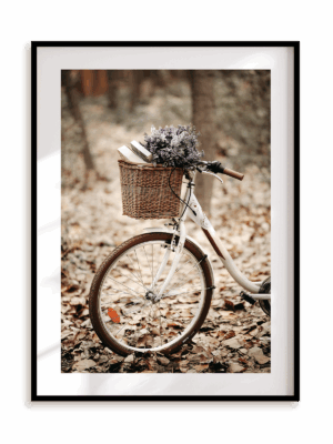 Plakat Wycieczka rowerowa w ramie aluminiowej