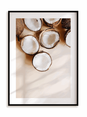 Plakat Słodka chwila w ramie aluminiowej