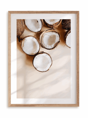 Plakat Słodka chwila w ramie drewnianej