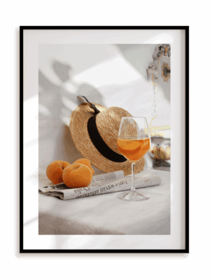 Plakat Letnie smaki w ramie aluminiowej