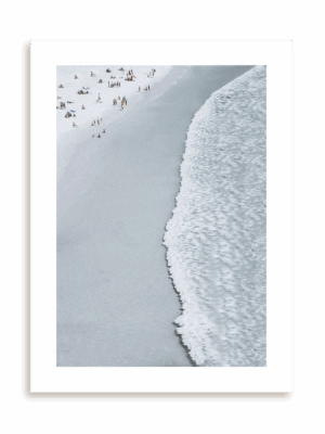 Plakat Być na fali bez ramy