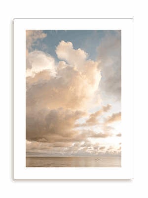 Plakat Obłoki bez ramy