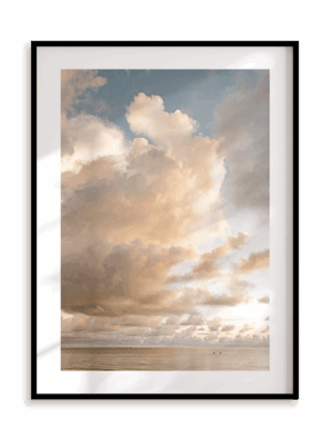 Plakat Obłoki w ramie aluminiowej