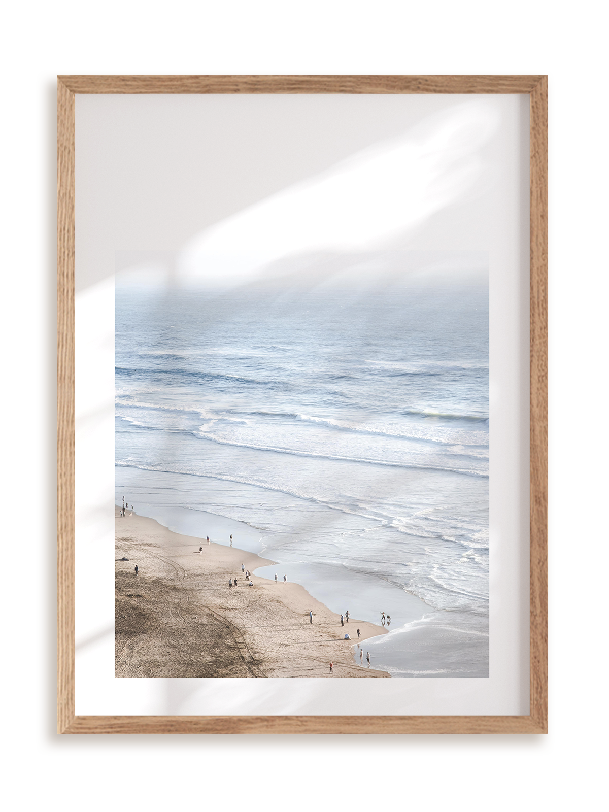 Plakat Widok na morze w ramie drewnianej