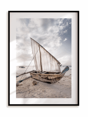 Plakat Bezludna wyspa w ramie aluminiowej