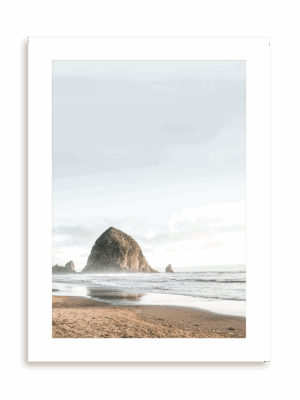 Plakat Na brzegu morza bez ramy