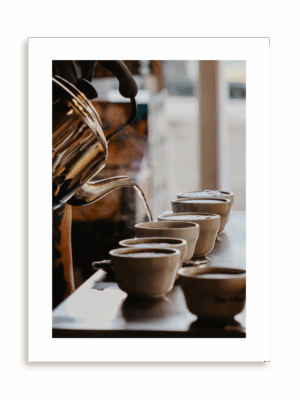 Plakat Kawa o poranku bez ramy