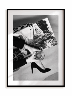 Plakat Wysokie obcasy w ramie aluminiowej