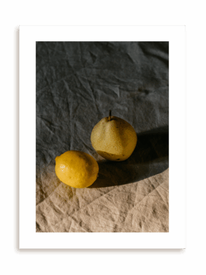 Plakat Gruszka z cytryną bez ramy