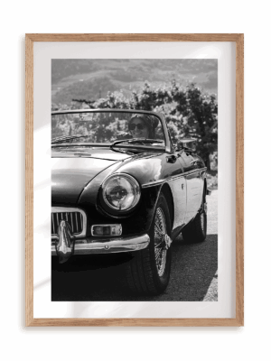 Plakat Letnia wycieczka w ramie drewnianej