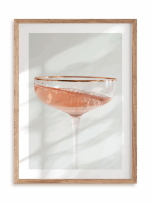 Plakat Winszuję w ramie drewnianej