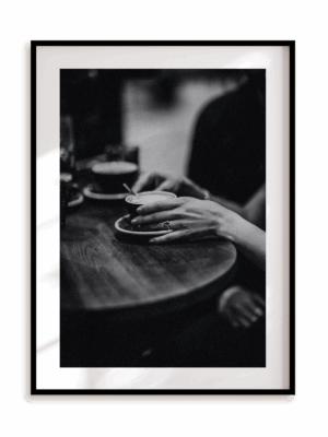 Plakat Z elegancją w ramie aluminiowej